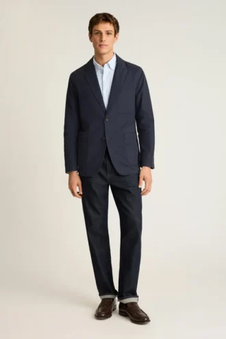 Blazer de algodón lavado Jetsetter-33317