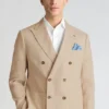 Blazer de doble botonadura de lino italiano Jetsetter Blazer de doble botonadura de lino italiano Jetsetter