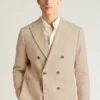 Blazer de doble botonadura de lino italiano Jetsetter Blazer de doble botonadura de lino italiano Jetsetter