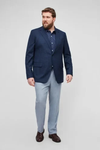 Blazer de lana italiana de alto rendimiento Tallas grandes