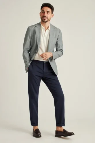 Blazer de lana italiana elástica Jetsetter Stretch