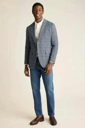 Blazer de lino para hombre de Bonobos | Estilo ligero de mezcla de punto italiano