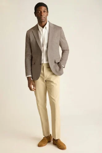 Blazer de lino para hombre de Bonobos | Estilo ligero de mezcla de punto italiano