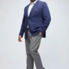 Blazer de punto italiano en tallas grandes