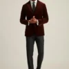 Blazer de terciopelo elástico italiano Jetsetter