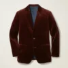 Blazer de terciopelo elástico italiano Jetsetter