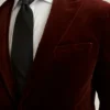 Blazer de terciopelo elástico italiano Jetsetter
