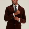 Blazer de terciopelo elástico italiano Jetsetter