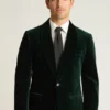 Blazer de terciopelo italiano Jetsetter