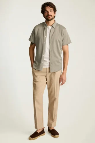 Camisa Cabana de piqué con estilo discreto en Bonobos