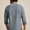 Camisa de lino fácil de poner Camisa de lino fácil de poner