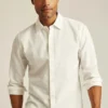 Camisa de lino sencilla Camisa de lino sencilla
