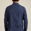 Camisa de lino y algodón elástico Camisa de lino y algodón elástico