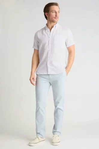 Camisa de manga corta con botones para hombre de Bonobos | Estilo Montauk refinado