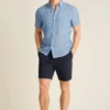 Camisa de manga corta con botones para hombre de Bonobos | Estilo Montauk refinado Camisa de manga corta con botones para hombre de Bonobos | Estilo Montauk refinado