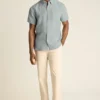 Camisa de manga corta con botones para hombre de Bonobos | Estilo Montauk refinado Camisa de manga corta con botones para hombre de Bonobos | Estilo Montauk refinado