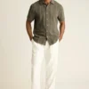 Camisa de manga corta con botones para hombre de Bonobos | Estilo Montauk refinado Camisa de manga corta con botones para hombre de Bonobos | Estilo Montauk refinado