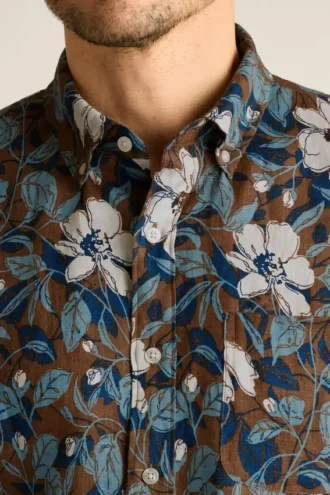 Camisa de manga corta con botones para hombre de Bonobos | Estilo Montauk refinado