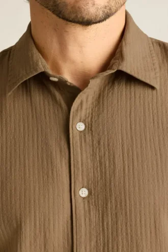 Camisa de manga corta con botones para hombre de Bonobos | Estilo Montauk refinado