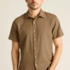 Camisa de manga corta con botones para hombre de Bonobos | Estilo Montauk refinado Camisa de manga corta con botones para hombre de Bonobos | Estilo Montauk refinado