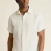Camisa de manga corta con botones para hombre de Bonobos | Estilo Montauk refinado Camisa de manga corta con botones para hombre de Bonobos | Estilo Montauk refinado