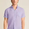 Camisa de manga corta con botones para hombre de Bonobos | Estilo Montauk refinado Camisa de manga corta con botones para hombre de Bonobos | Estilo Montauk refinado