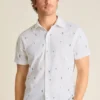 Camisa de manga corta con botones para hombre de Bonobos | Estilo Montauk refinado Camisa de manga corta con botones para hombre de Bonobos | Estilo Montauk refinado