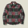 Camisa de patchwork para hombre de Bonobos | Algodón festivo de doble tejido