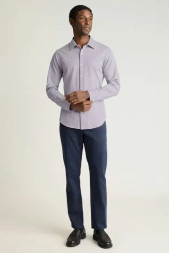 Camisa de piqué técnico con botones