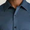 Camisa de piqué técnico con botones Camisa de piqué técnico con botones