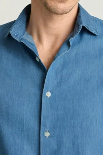 Camisa de vestir de cuello abierto para hombre de Bonobos | Corte Cooper casual refinado