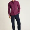 Camisa elástica para el día a día: Camisa de algodón con botones de Bonobos