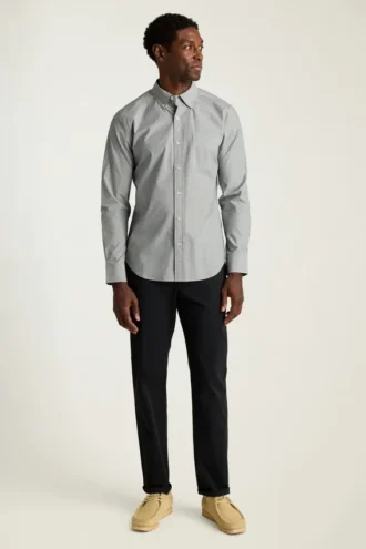 Camisa elástica para el día a día: Camisa de algodón con botones de Bonobos