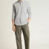 Camisa elástica para el día a día: Camisa de algodón con botones de Bonobos