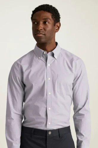 Camisa elástica para el día a día: Camisa de algodón con botones de Bonobos
