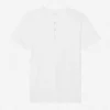 Camisa Henley de algodón texturizado Camisa Henley de algodón texturizado