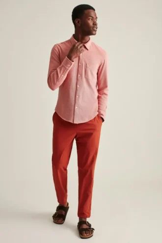Camisa Oxford de punto