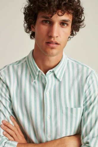 Camisa Oxford de punto