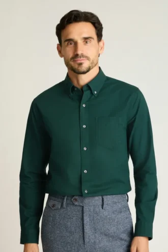 Camisa Oxford para el día a día: clásica camisa Oxford con botones