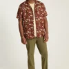 Camisa Riviera de mezcla de seda