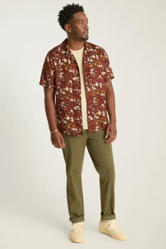 Camisa Riviera de mezcla de seda