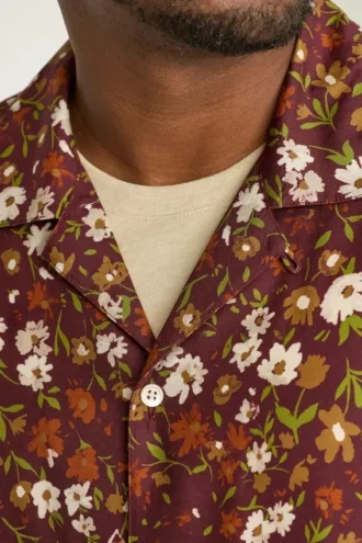 Camisa Riviera de mezcla de seda