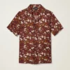 Camisa Riviera de mezcla de seda