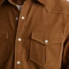 Camisa western de pana para hombre de Bonobos | Estilo resistente de canalé fino Camisa western de pana para hombre de Bonobos | Estilo resistente de canalé fino