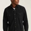 Camisa western de pana para hombre de Bonobos | Estilo resistente de canalé fino Camisa western de pana para hombre de Bonobos | Estilo resistente de canalé fino