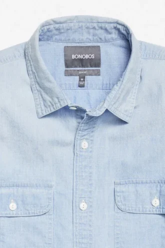 Camisas de cambray con botones