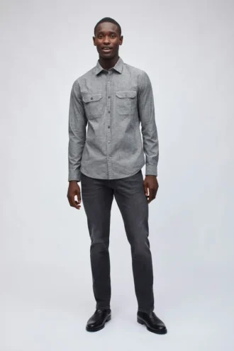 Camisas de cambray moteadas