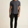 Camisas de cuello redondo y en V para hombre | Camiseta de algodón ultrasuave para el día a día