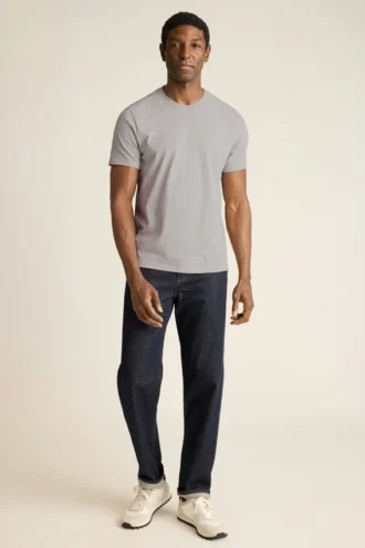 Camisas de cuello redondo y en V para hombre | Camiseta de algodón ultrasuave para el día a día