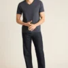 Camisas de cuello redondo y en V para hombre | Camiseta de algodón ultrasuave para el día a día
